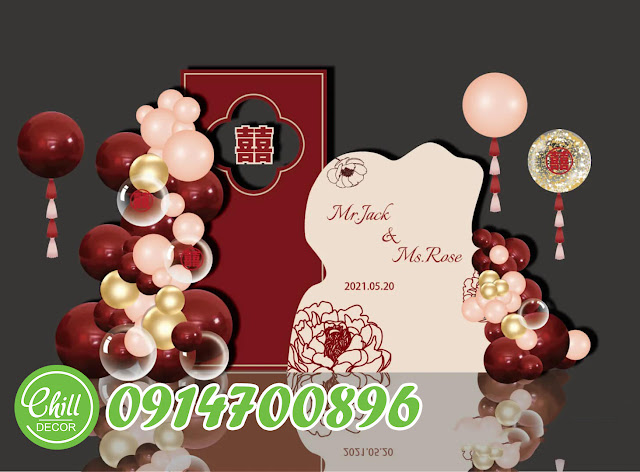 Trang trí backdrop đám cưới tại Hoàn Kiếm  0914700896
