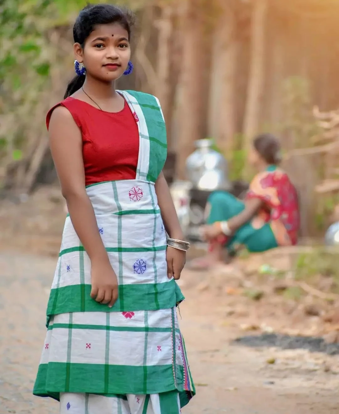 Santali traditional girl photos