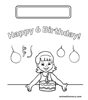 coloring book happy birthday greeting cards kids