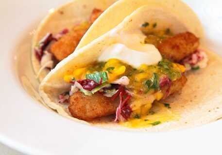 Snappy Fish Tacos with Mango Salsa Recipe