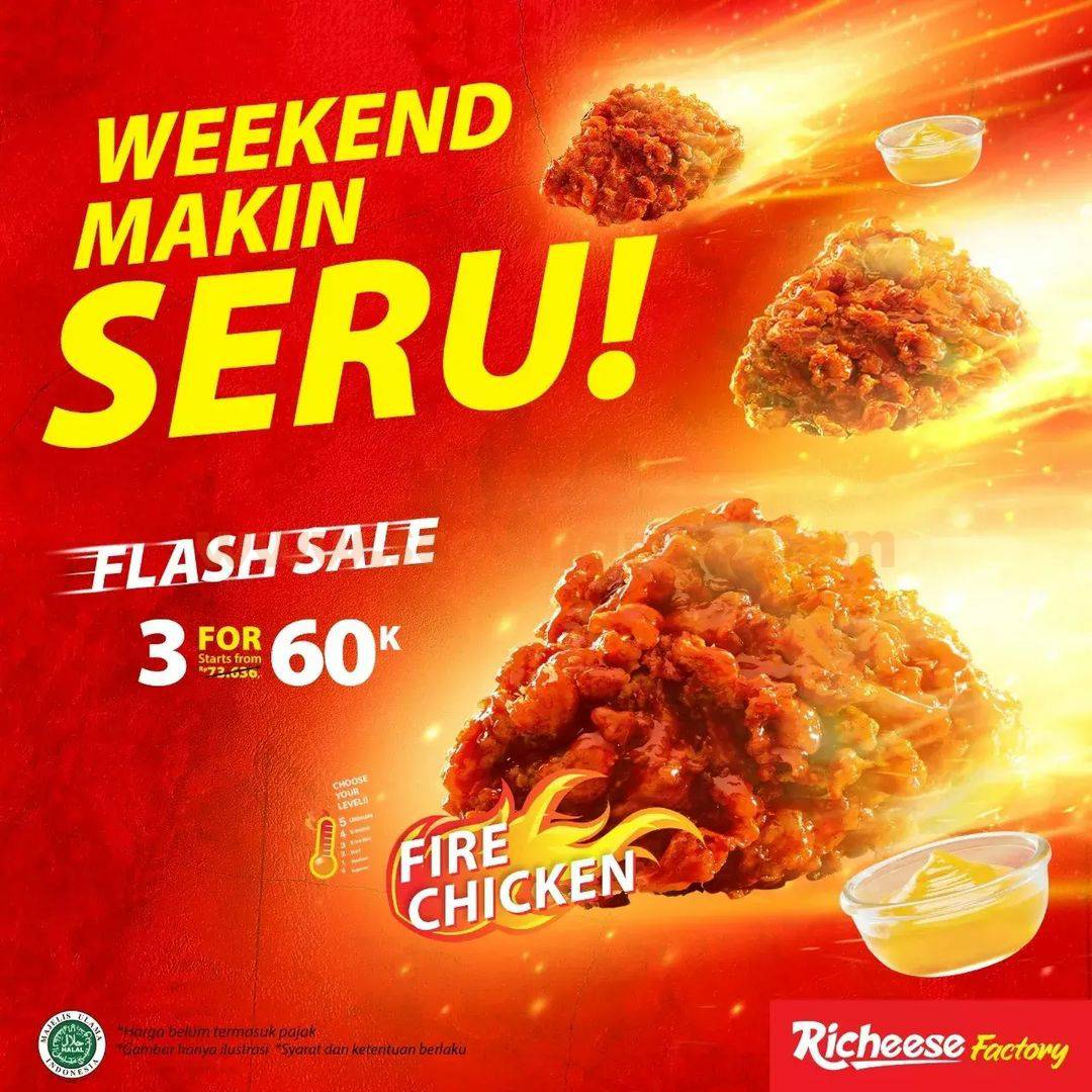 Promo RICHEESE FACTORY WEEKEND FLASH SALE!