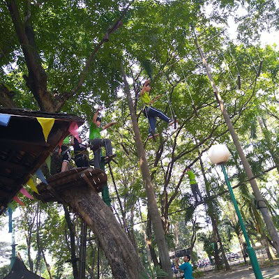 Wisata Outbondholic Ancol Adventure Parkl Jakarta