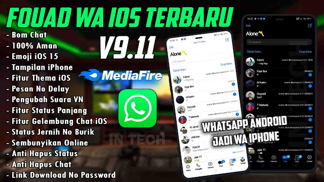 Download Aplikasi Fouad WhatsApp 9.11 Apk Untuk Android