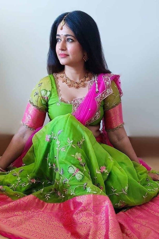 Actress Poonam Bajwa Latest Photos in Half Saree