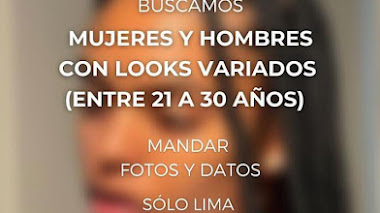 CASTING en PERÚ: Se buscan HOMBRES y MUJERES looks variados para AGENCIA