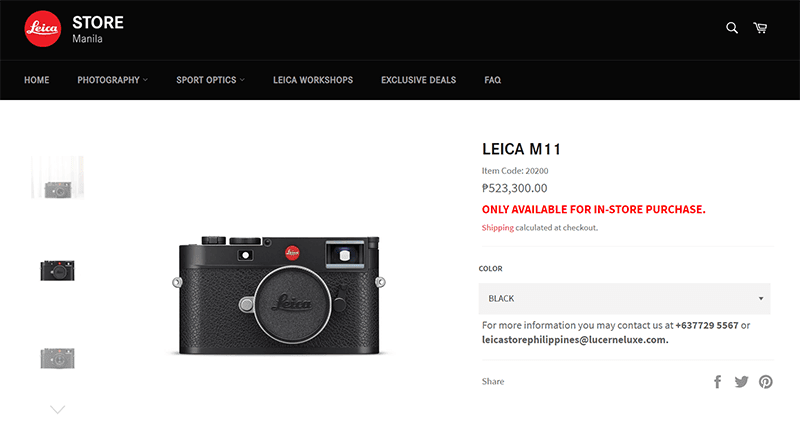 #IfYouAreRich: Leica M11 arrives in the Philippines, priced at PHP 523,300!