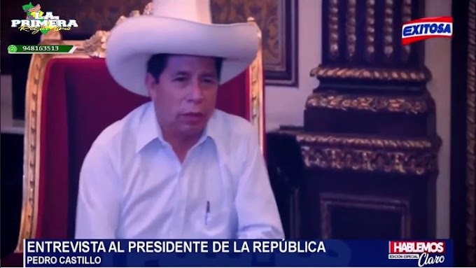 HABLA EL PRESIDENTE PEDRO CASTILLO PRIMERA ENTREVISTA EXCLUSIVA CON NICOLAS LUCAR