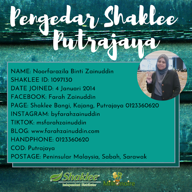 Pengedar Shaklee Putrajaya