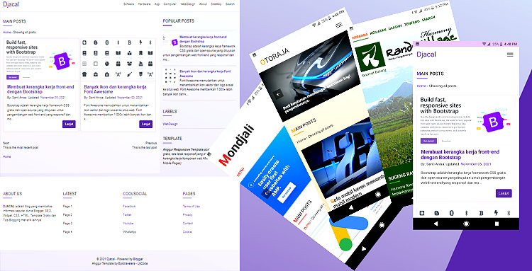 Anggur AMP Blogger Templat Responsif V 0.1