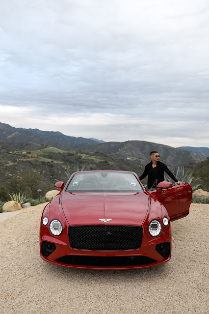 Leo Chan of Levitate Style with Bentley Continental CT Speed Convertible