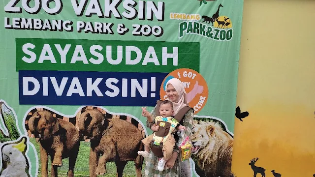 Vaksinasi Ibu Zainu dan Wisata di Lembang Park & Zoo