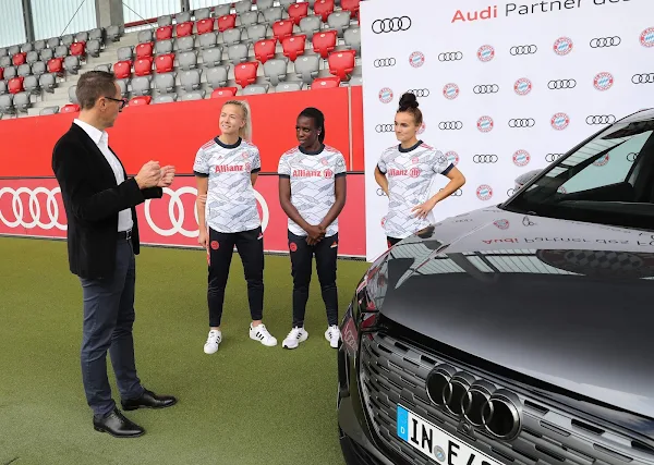 Audi torna-se parceira do futebol feminino do Bayern de Munique