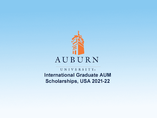 Auburn University At Montgomery International Graduate Scholarships, USA 2021/22