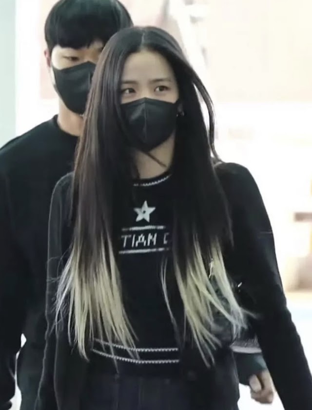 Knetz crazily in love with BLACKPINK Jisoo's new hair on her way to France for Paris Fashion Week!