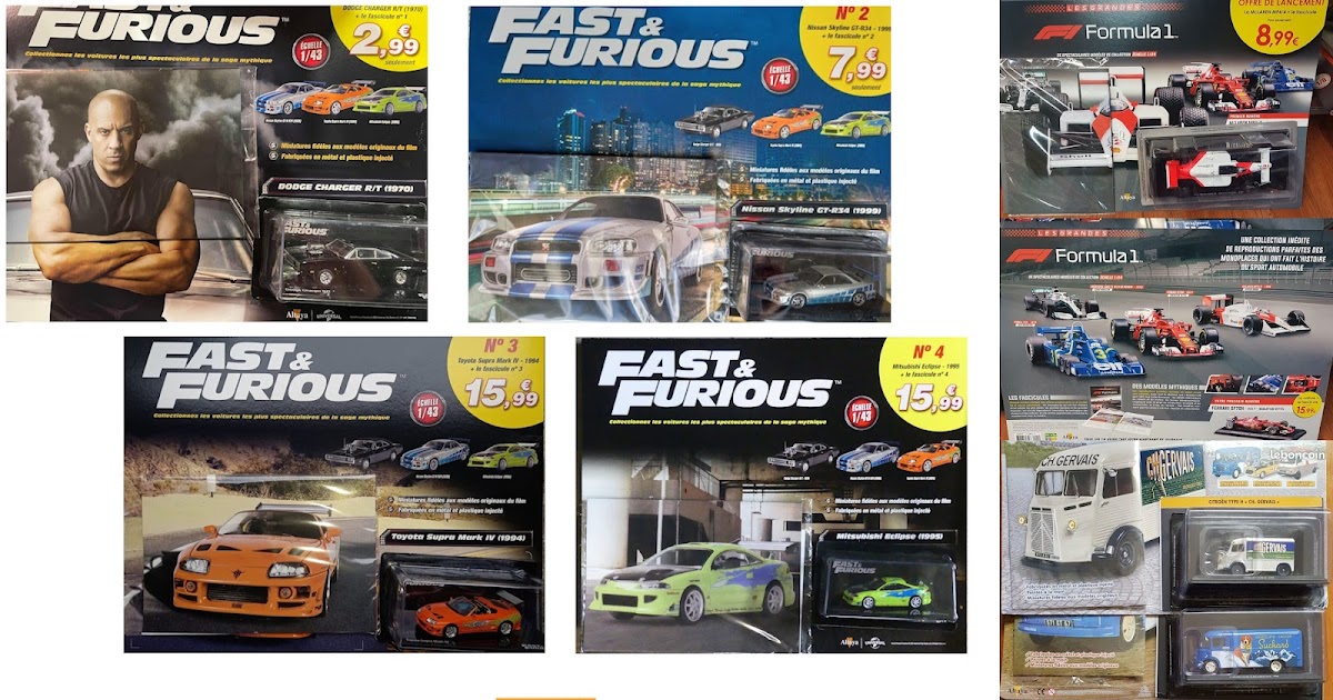Fast & Furious, la nouvelle collection miniature Altaya au 1/43 ! 