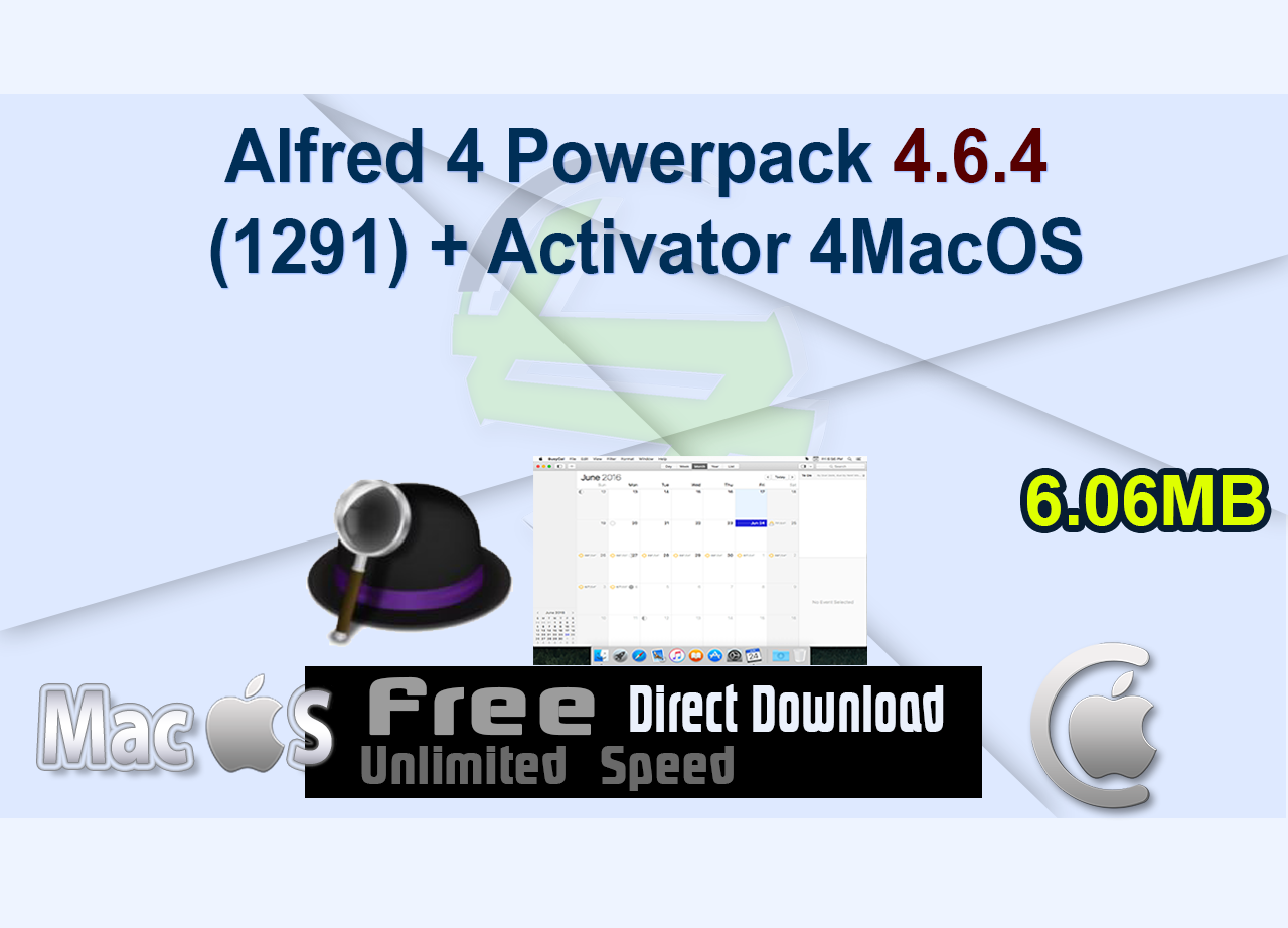 Alfred 4 Powerpack 4.6.4 (1291) + Activator 4MacOS