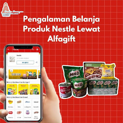 Pengalaman belanja produk nestle lewat alfagift