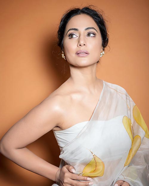 Hina Khan saree hot indian actress Hina Khan saree hot indian actress