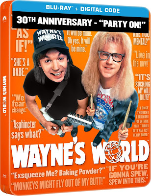 Wayne's World 1992 30th Anniversary Limited Edition Steelbook Blu-ray