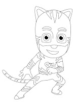 Catboy coloring page