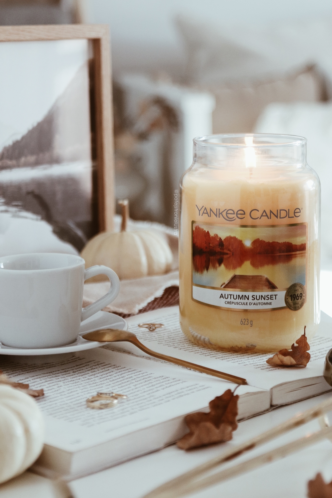świeca zapachowa yankee candle autumn sunset