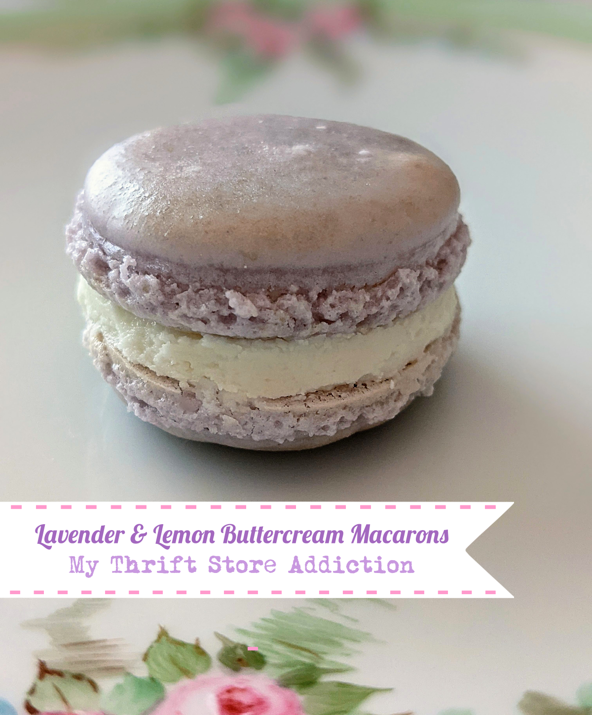 lavender macarons with lemon buttercream