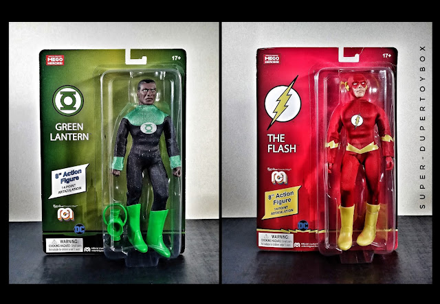 Mego 8in. Flash & Green Lantern