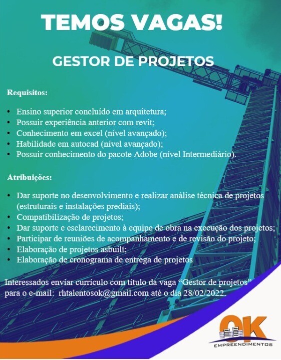 GESTOR(A) DE PROJETOS