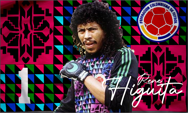 RENE HIGUITA GOLEIRO SELEÇÃO COLOMBIA ATLETICO MEDELIN