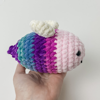 Crochet Rainbow Bee Pattern