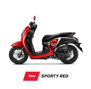 Honda Scoopy Sporty Red