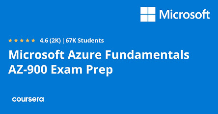 best Azure course on Coursera for AZ-900 Exam