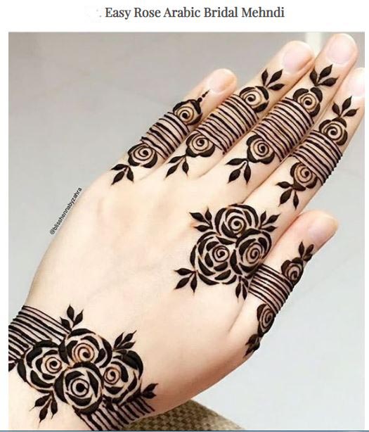 Ladies Mehndi Design: 20+ Best Arabic Mehndi Designs For Ladies