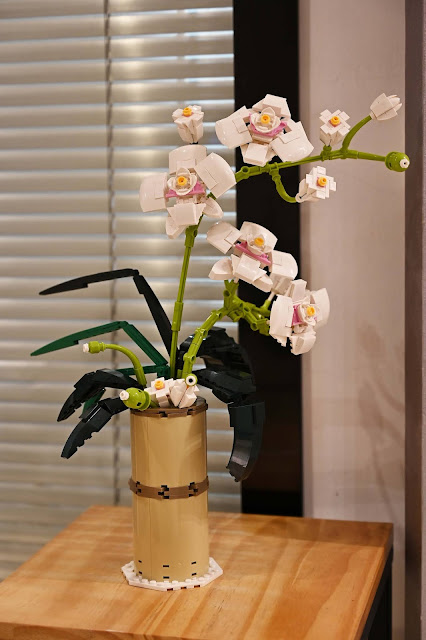 nifeliz flower bouquet phalaenopsis compatible with lego flower