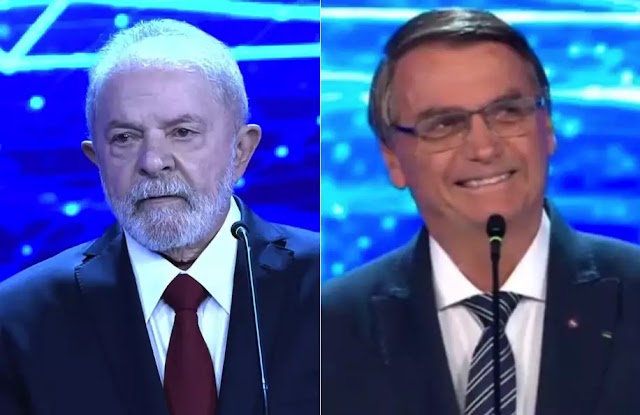 Pesquisa mostra Lula e Bolsonaro separados por apenas por 0,4 ponto