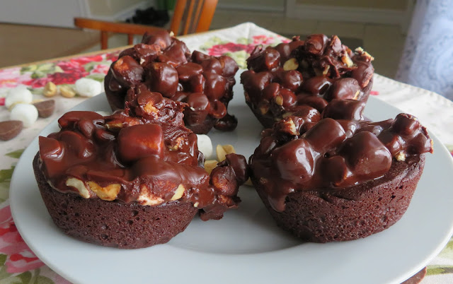 Rocky Road Brownie Bites