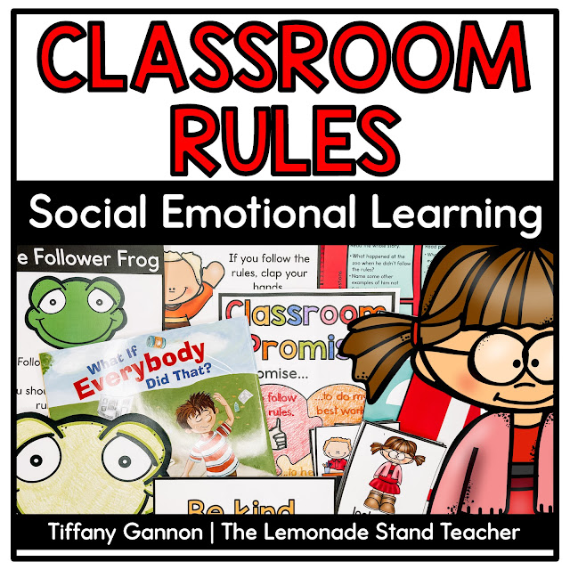 Teaching classroom rules in an engaging way with posters, anchor charts, games, mini lessons, and more!