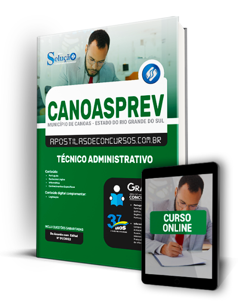 Apostila Concurso CANOASPREV RS 2022 PDF e Impressa
