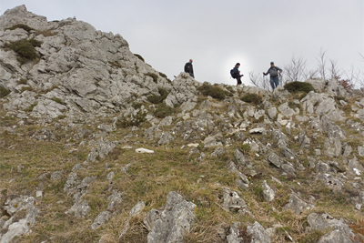 Final del cordal, descenso