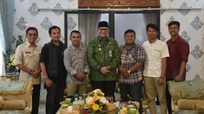 Siapkan Kader Pemimpin, Pj Wako Komitmen Bersinergi dengan Badko HMI Sumbar