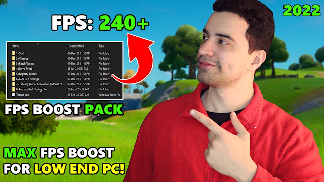 How To BOOST FPS Fortnite For Low End PC Chapter 3! 🔧 (FPS BOOST Pack for MAX FPS & Fix Lag)