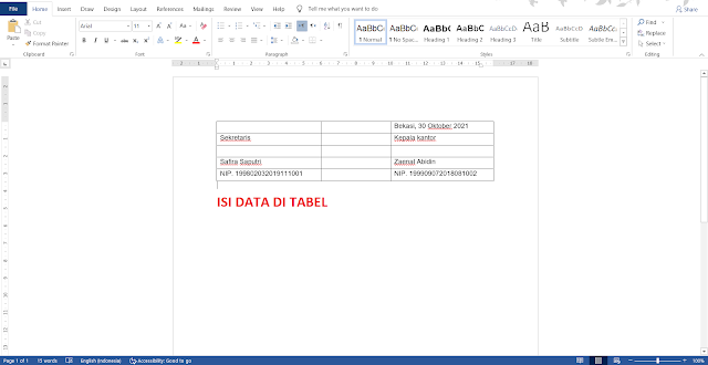 Cara Membuat Kolom Tanda Tangan di Microsoft Word dengan Rapi