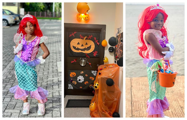 Trick or Treat: Davido's daughter stuns in a Mermaid look as she celebrates Halloween (Videos/photos)