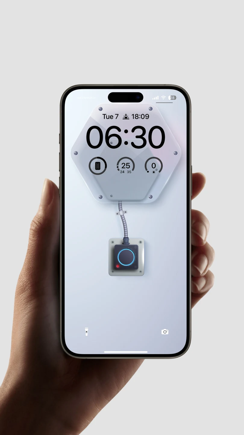 Tech Painel Lock Screen Wallpaper iPhone