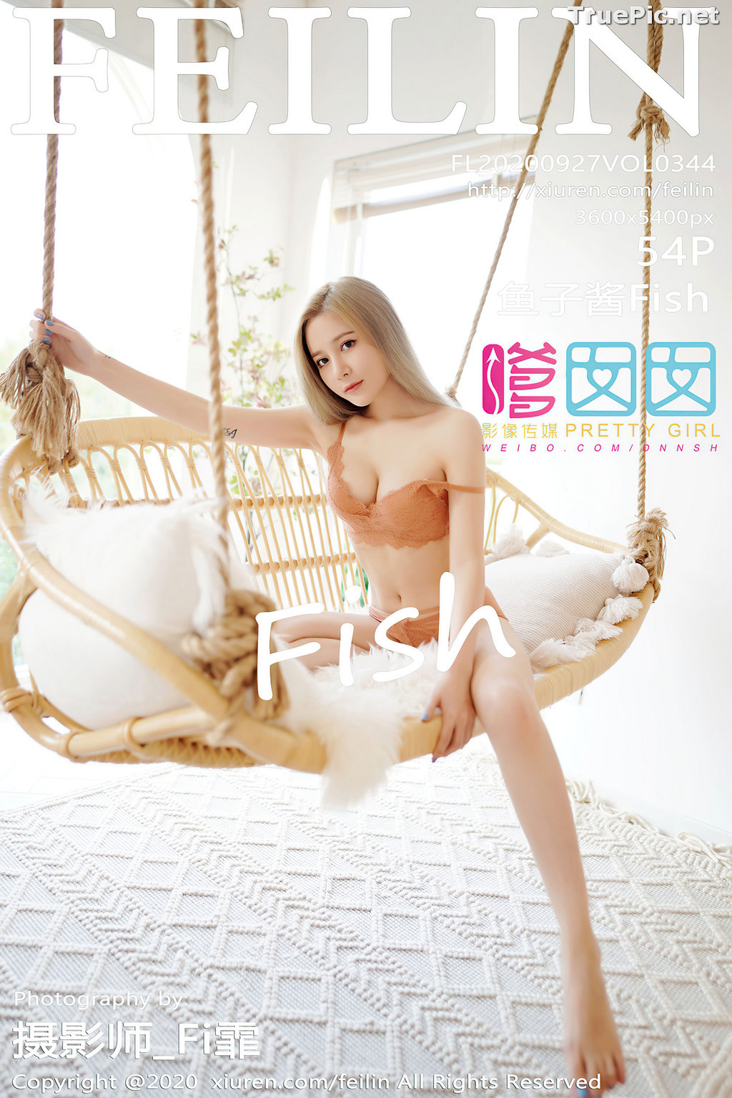 Image Chinese Model - 鱼子酱Fish - FEILIN Vol.344 - TruePic.net (55 pictures) - Picture-55