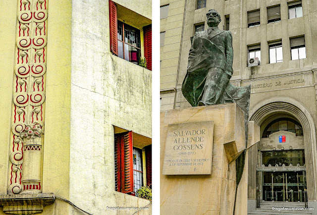 Estátua de Salvador Allende em Santigo do Chile