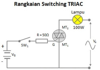 Rangkaian Switching TRIAC