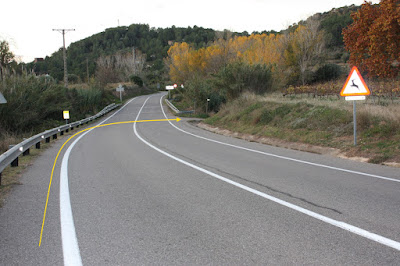 BONASTRE-LA MOLA-BOSC DE L'OBAGA DEL MAIÀ-MUNTANYES DEL TET-MASIA D'ESCANSA, carretera TV-2041 a Bonastre