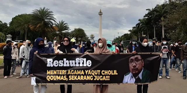 Dugaan Sabotase Muktamar NU, Imanu Desak Jokowi Copot Yaqut Cholil dari Menag