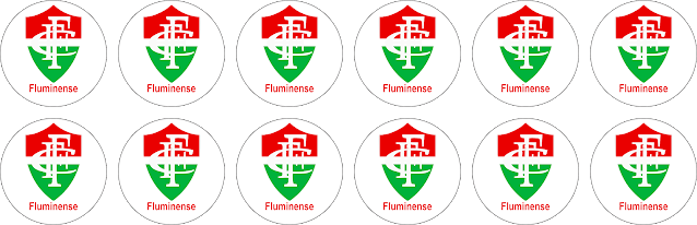 FLUMINENSE ALGAZARRA-RJ ESCUDO GULIVER ARETE GULIVER ESCUDINHOS BOTÓES GULIVER TIME BOTÃO GULIVER